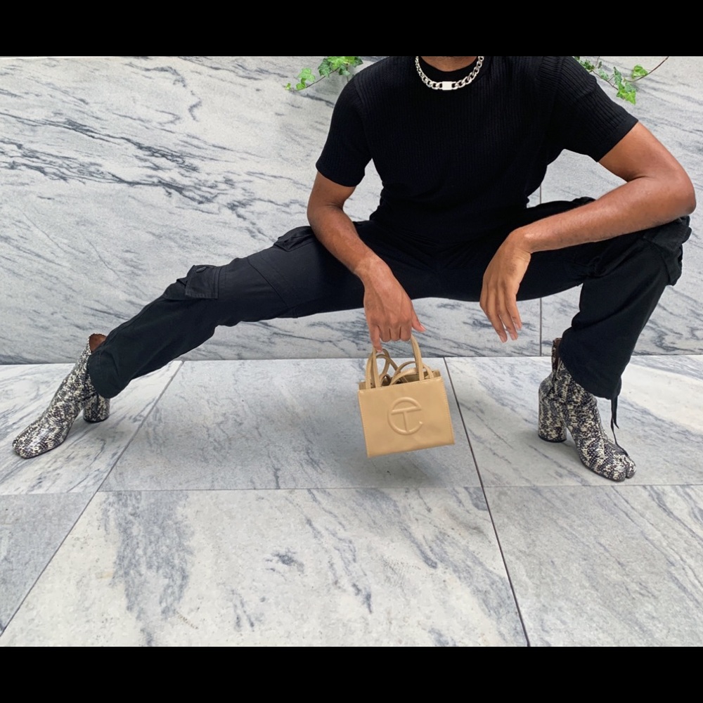 MAISON MARGIELA Tabi Python Ankle Boots